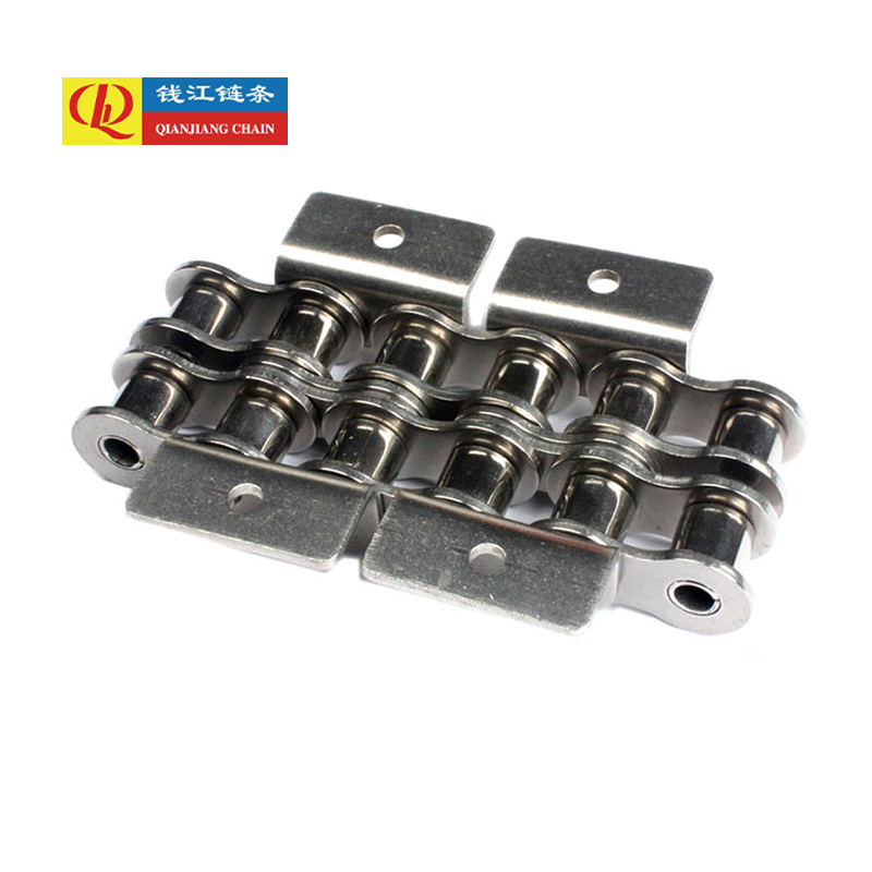 Attacchi per catene di trasporto a passo corto in acciaio inox