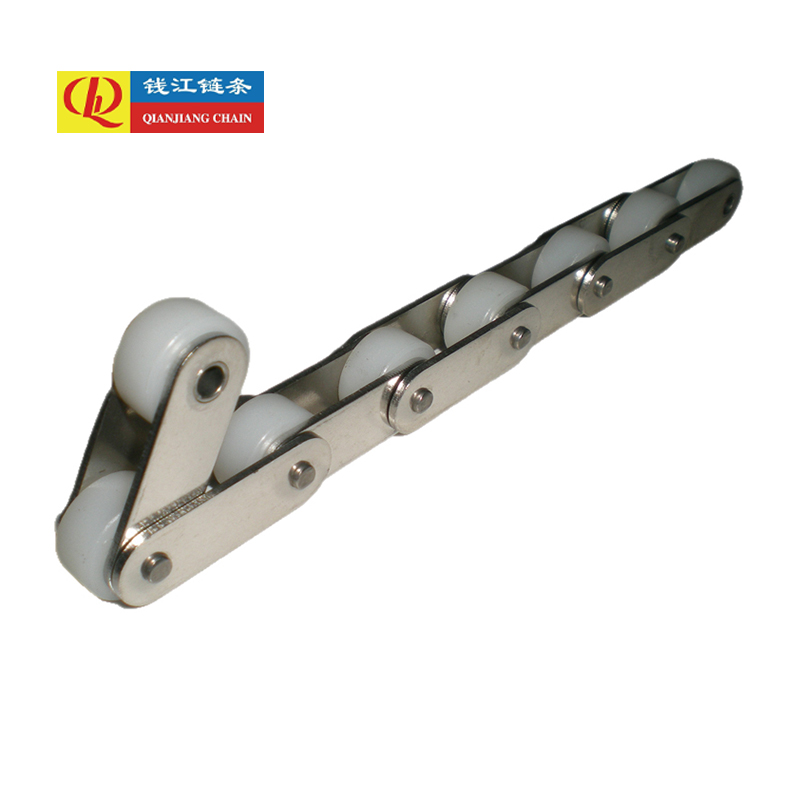 Catene di trasporto a doppio passo in acciaio inox