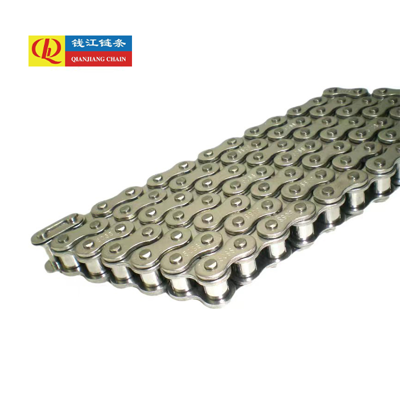 Catene a rulli di precisione a passo corto in acciaio inox