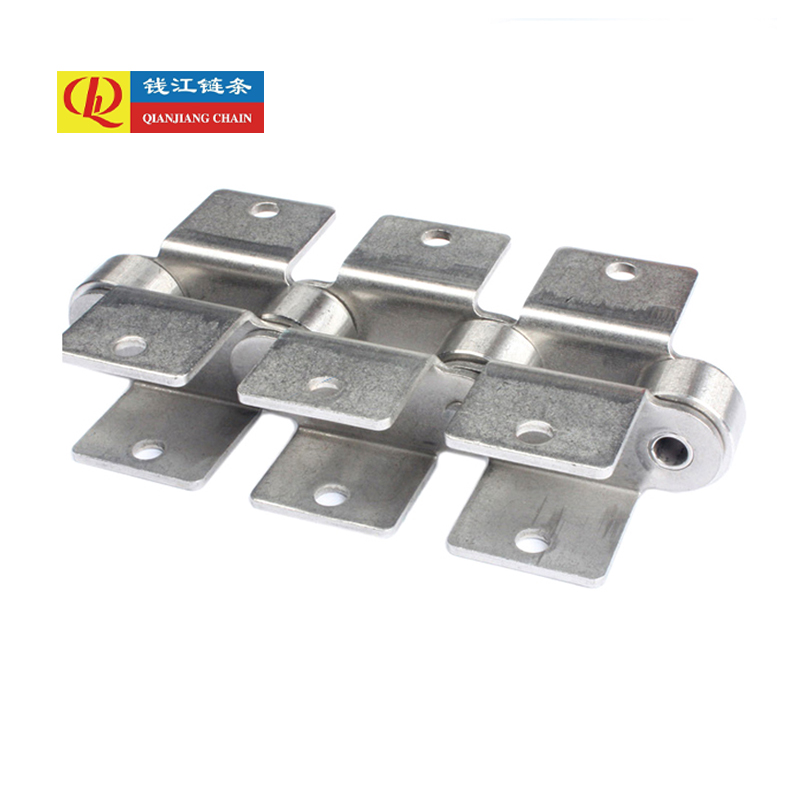 Attacchi per catene di trasporto a doppio passo in acciaio inox