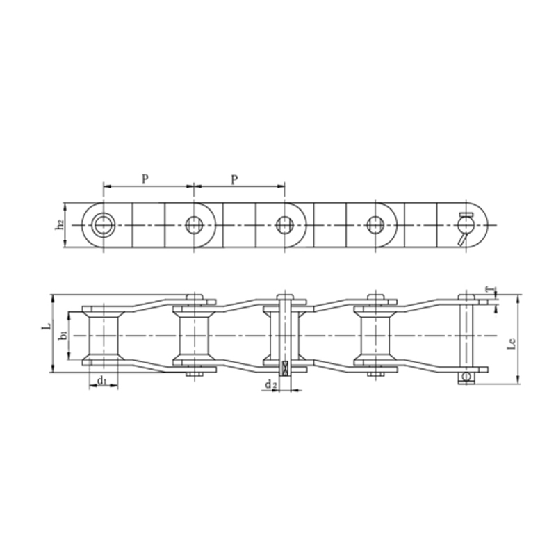 Catene a maglie a gomito in acciaio saldato